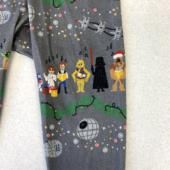 Hanna Andersson Star Wars Christmas Long John Pajamas 18-24M - Picture 7 of 10